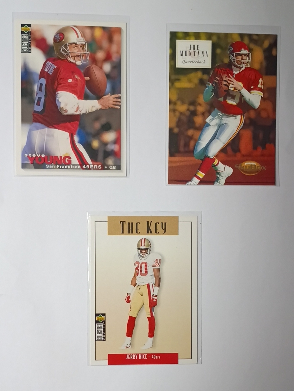 San Francisco 49ers Football Card Set - Red and Gold